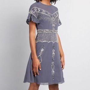 Modcloth "Inspiring Awe" beaded dress